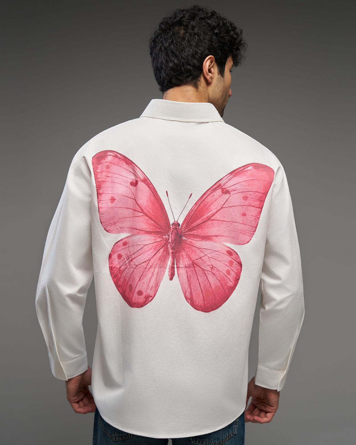 Pink Butterfly Graphic Shirt-thumbmail-4