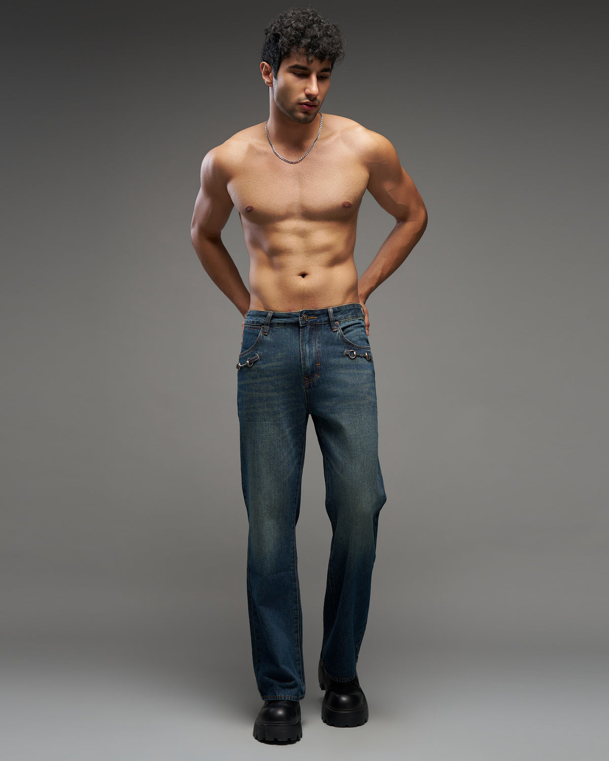 Utility Detail Straight Jeans-thumbmail-2