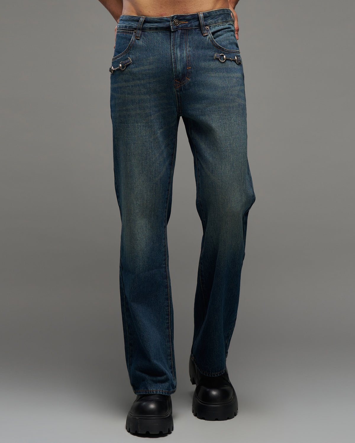 Utility Detail Straight Jeans-thumbmail-1