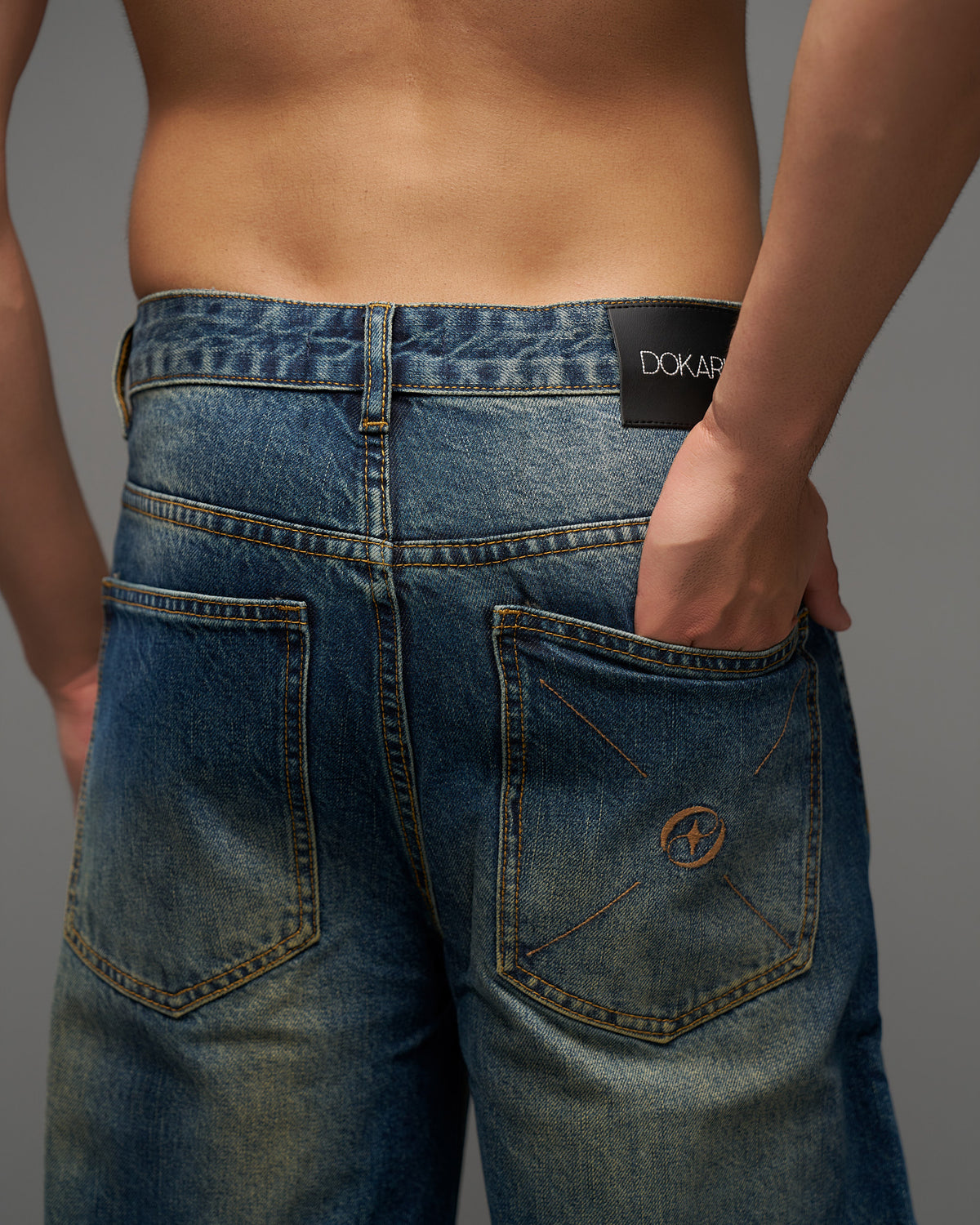 Vintage Blue Baggy Jeans-thumbmail-5