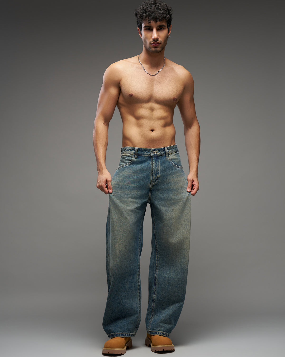 Vintage Blue Baggy Jeans-thumbmail-1