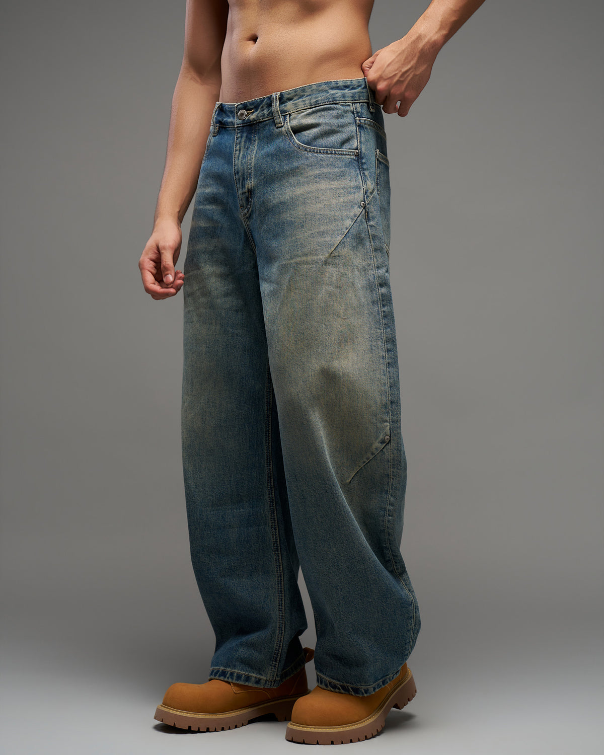 Vintage Blue Baggy Jeans-thumbmail-3