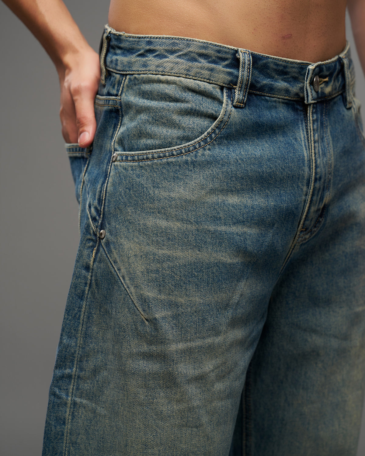 Vintage Blue Baggy Jeans-thumbmail-6