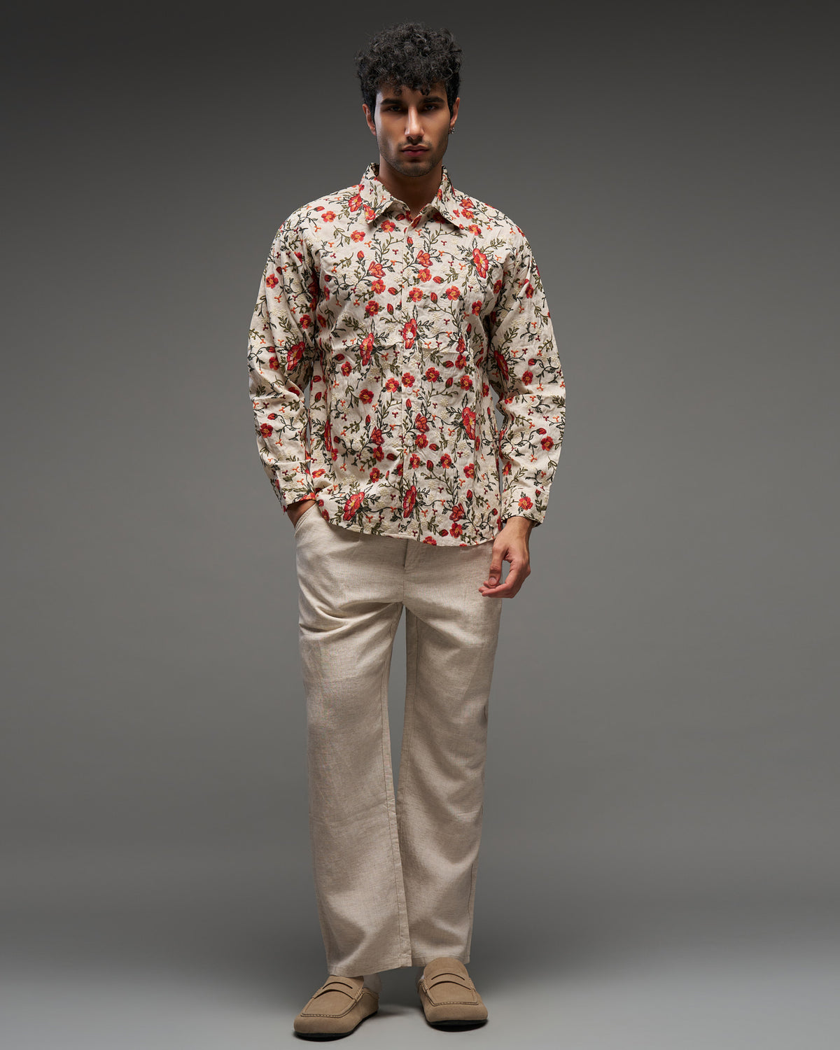 Floral Linen Shirt-thumbmail-1