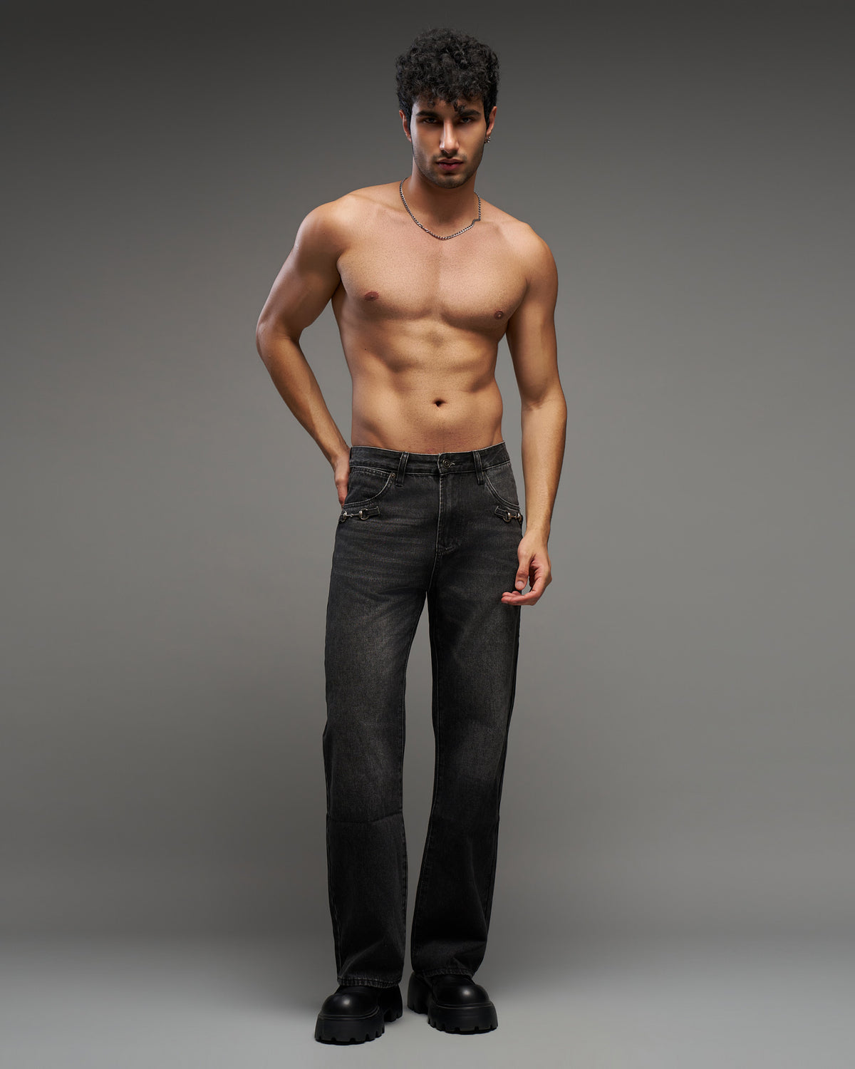 Utility Detail Straight-Leg Jeans-thumbmail-1