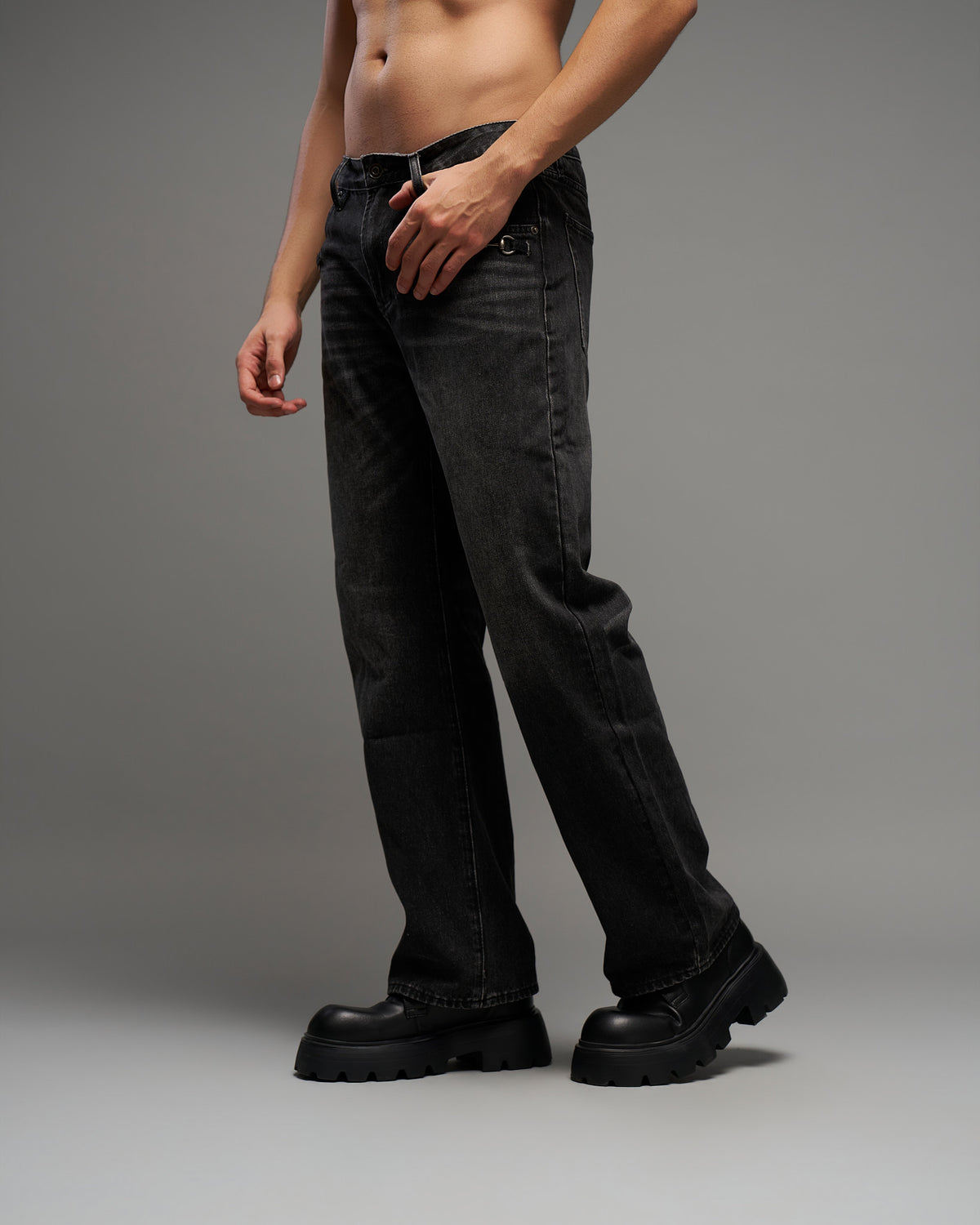 Utility Detail Straight-Leg Jeans-thumbmail-2