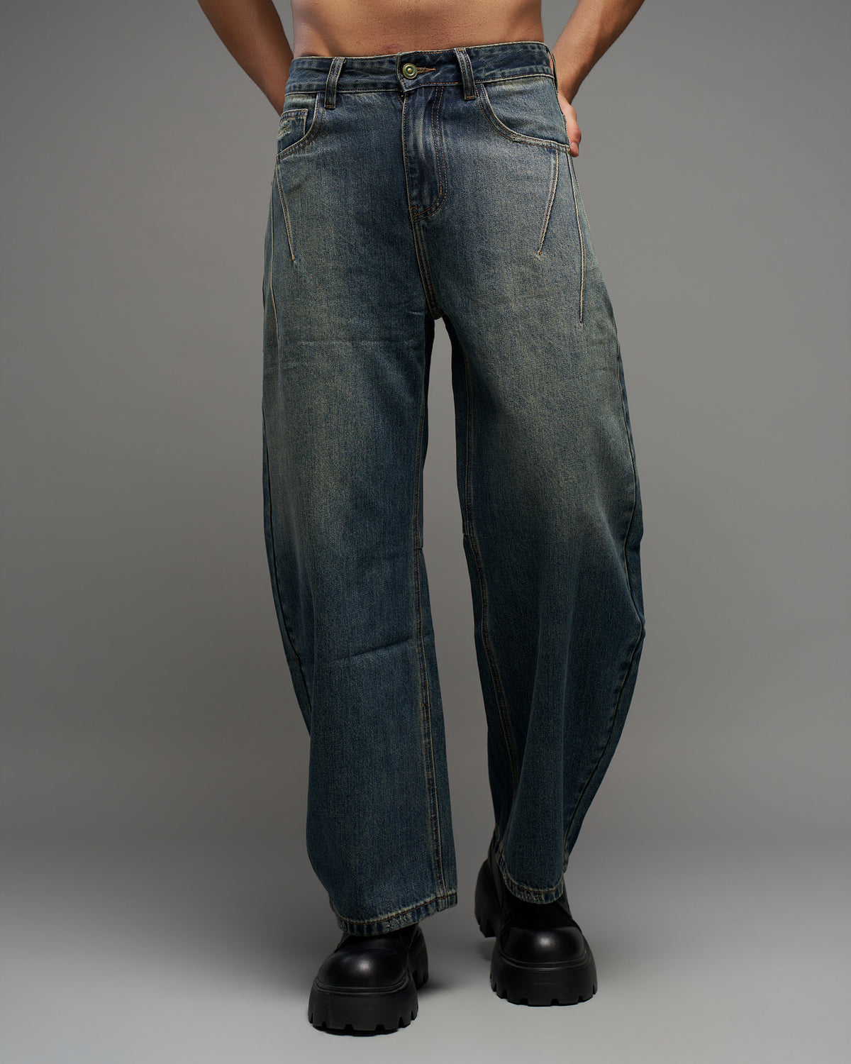 Vintage Blue Wide-Leg Jeans-thumbmail-1